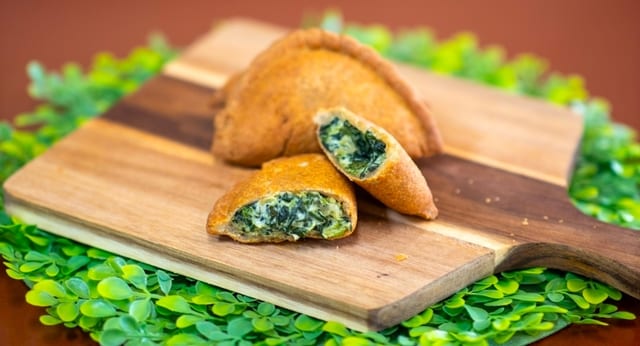 Spinach & Cheese Empanada.